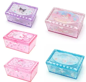 Sanrio Characters Shimmery Clear Accessory Case