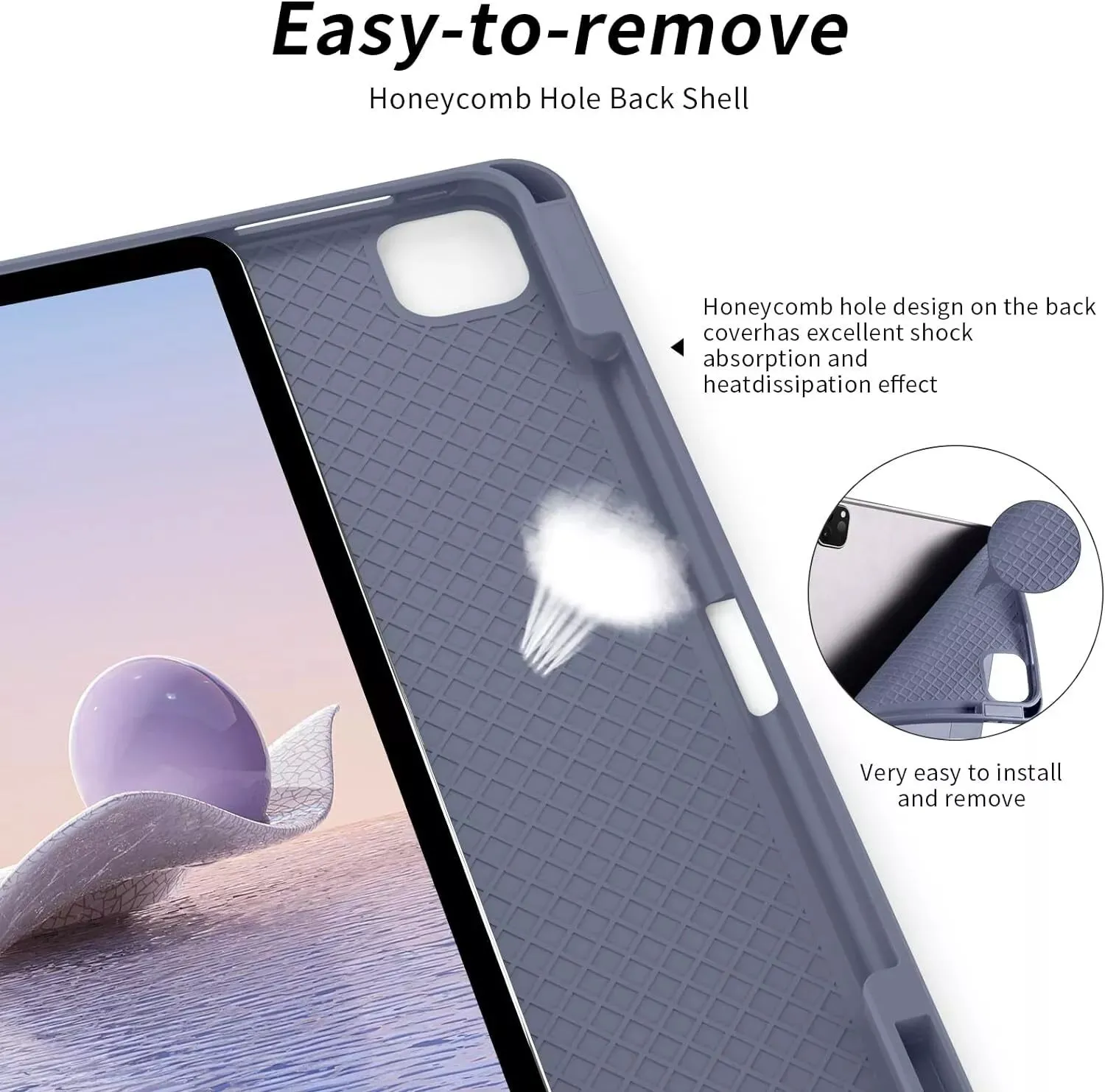 Shockproof Smart Cover TPU Case For iPad 10th Gen 10.9" 2022 - Black