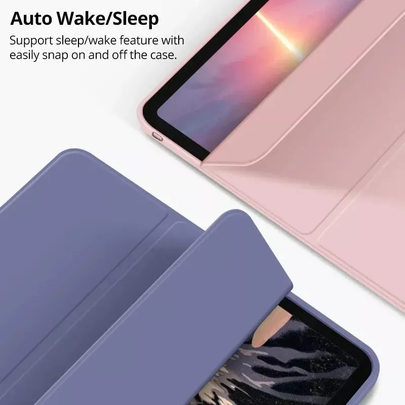 Shockproof Smart Cover TPU Case For iPad 6th Gen 9.7" - Navy Blue