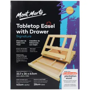 Table Easel with Drawer Signature