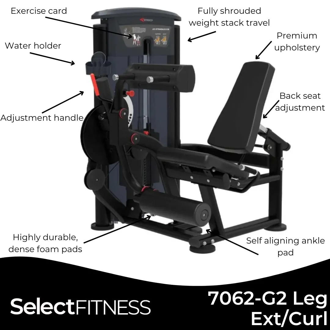 TKO 7062-G2 Signature Commercial Leg Extension & Curl Machine