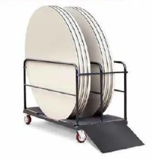 Trolley - Round Table w Ramp | In Stock
