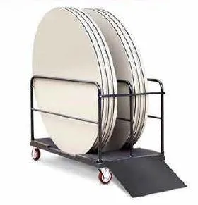 Trolley - Round Table w Ramp | In Stock