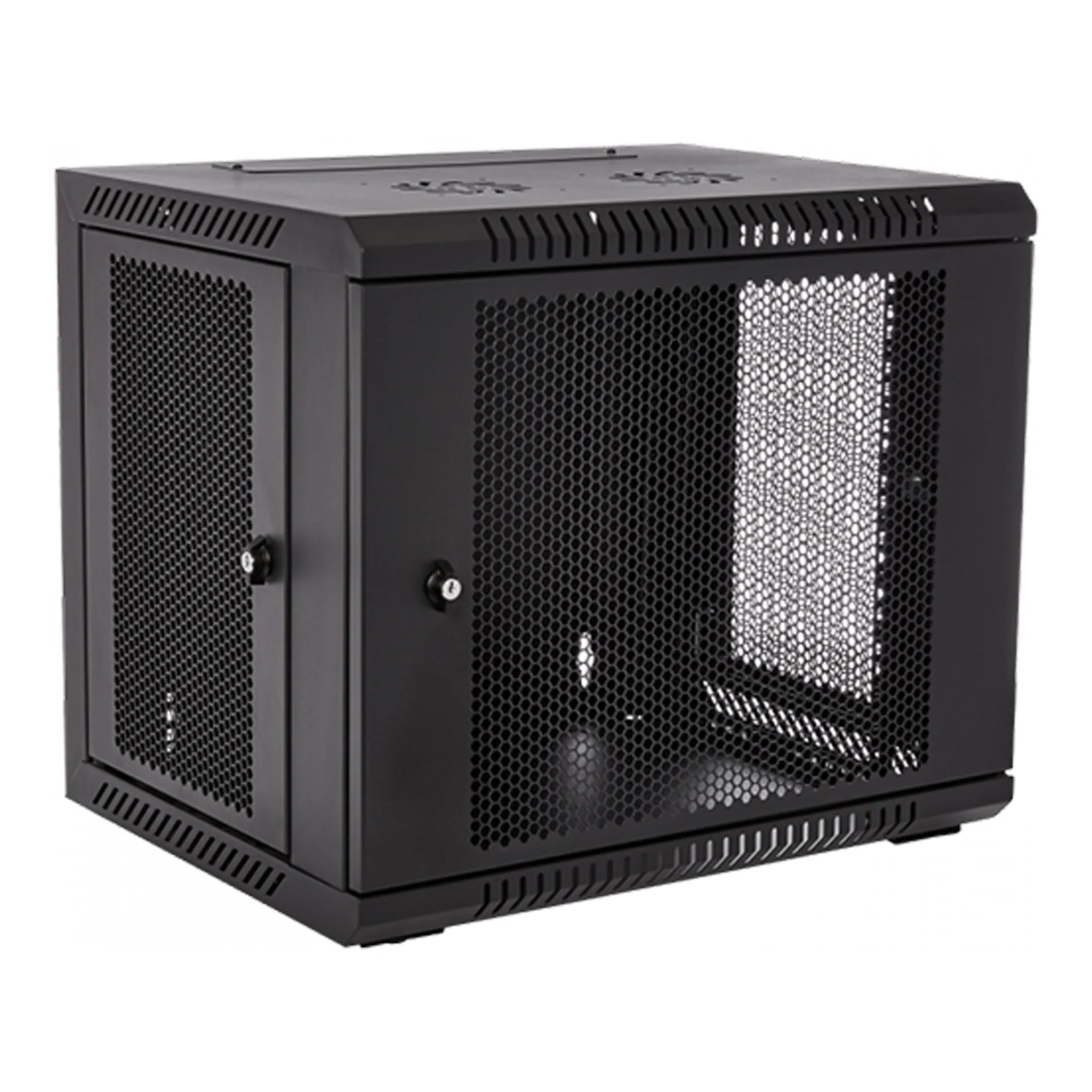 V7 RMWC9UV450-1N 9U Vented Wall Mount Rack Enclosure
