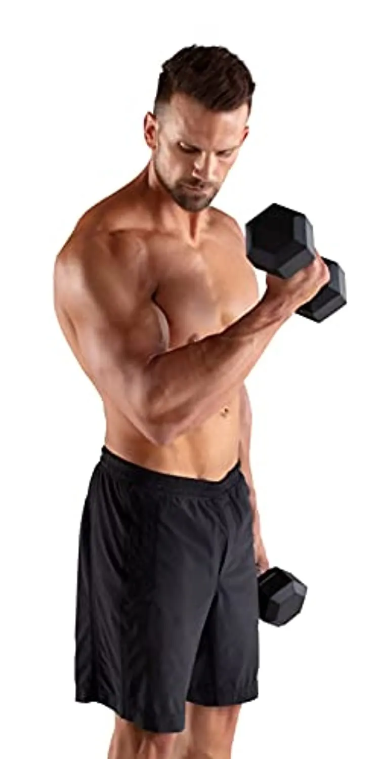 Weider Rubber Hex Dumbbell