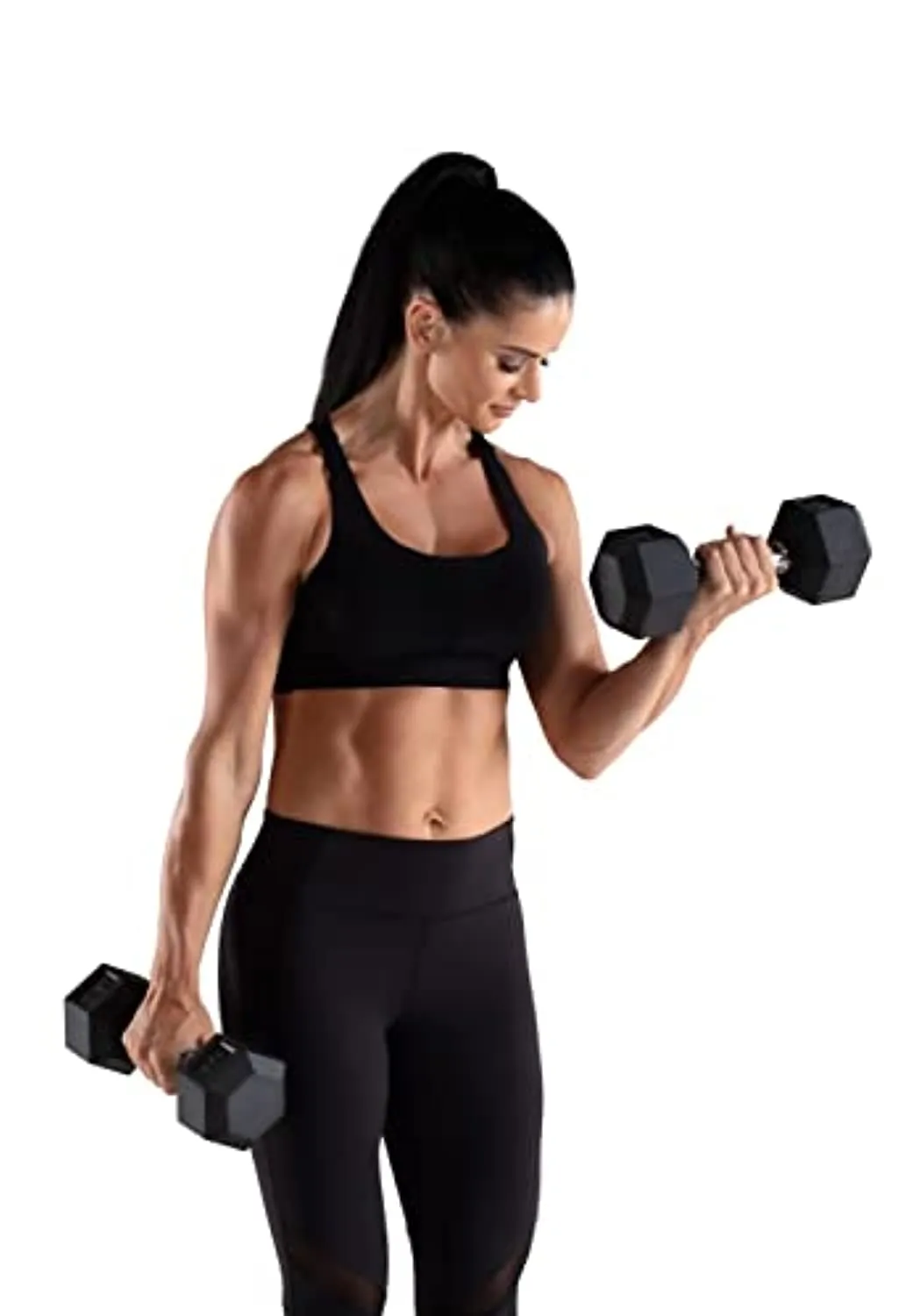 Weider Rubber Hex Dumbbell