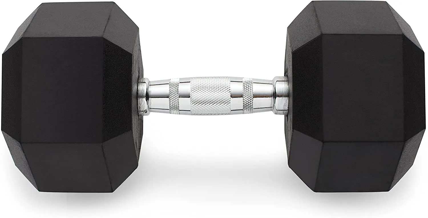 Weider Rubber Hex Dumbbell