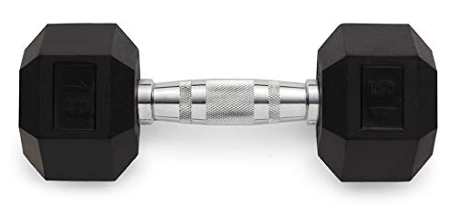 Weider Rubber Hex Dumbbell