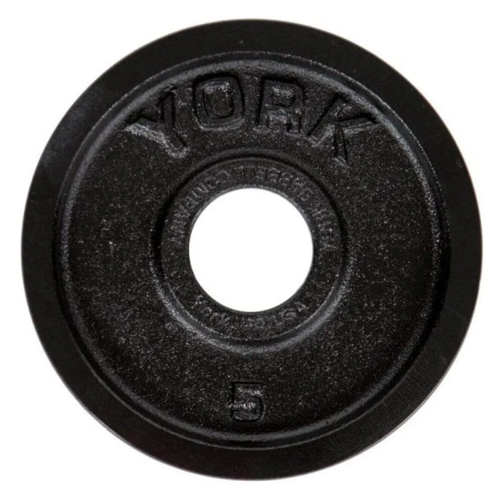 York Legacy Cast Iron Precision Milled Olympic Weight Plates