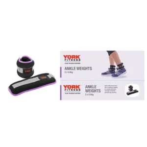 York Soft Ankle-Wrist Weights 2 x 0.5kg